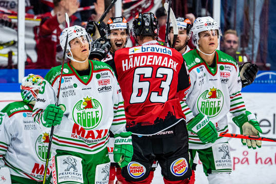 Rögles Daniel Bertov deppar samtidigt som Malmö Redhawks