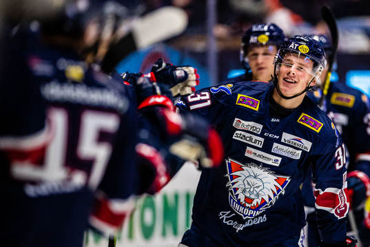 Linköpings Olle Lycksell jublar