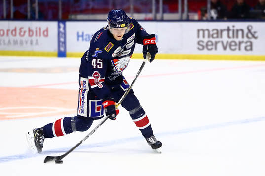 Skott av Linköpings Simon Lundmark