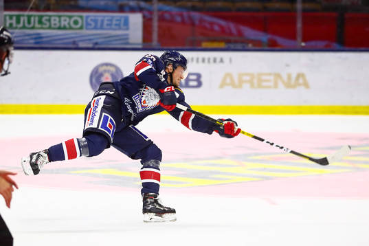 Linköpings Hampus Larsson gör mål 4-3 i sudden death