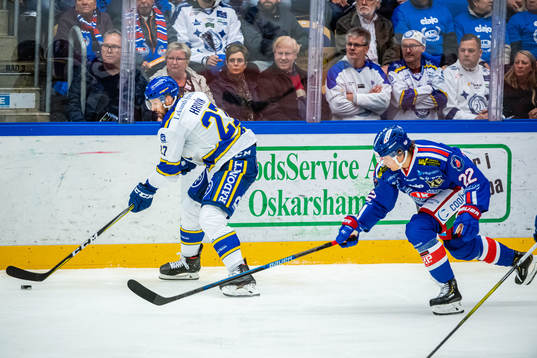 Leksands Marek Hrivik och Oskarshamns John Dahlström