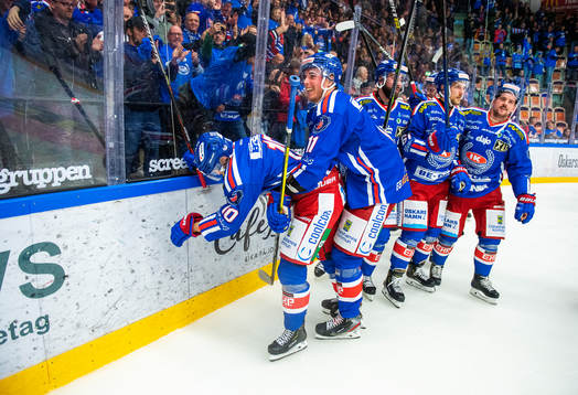 under ishockeymatchen I SHL mellan Oskarshamn och Leksand