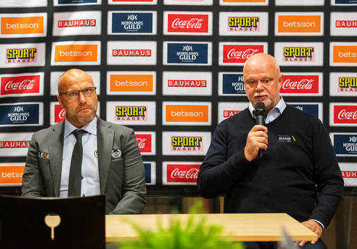 Oskarshamns assisterande tränare Fredrik Hallberg och