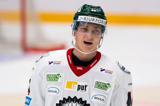 Frölundas Jacob Peterson deppar