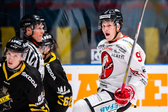 Vita Hästens Linus Andersson jublar