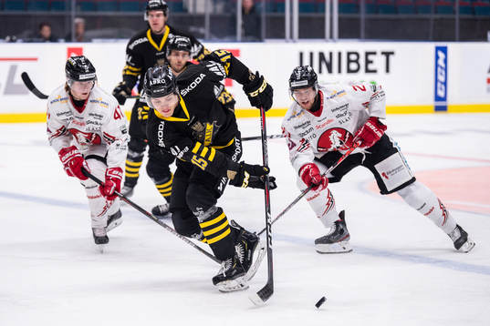 s Elias Lindström, Vita Hästens Oliver Nordberg och Kevin