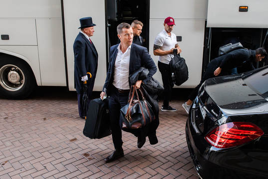 Daniel Andersson, head of sports, of Malmö FF arrives at