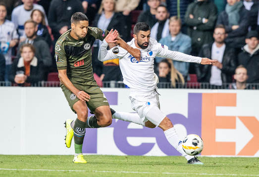 Akos Kecskes (4), FC Lugano and Michael Santos (18), FC