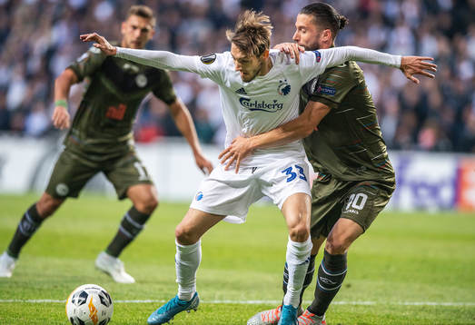Rasmus Falk (33), FC København and Fabio Daprela (30), FC