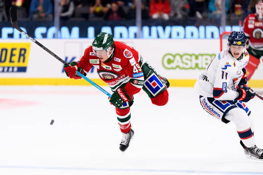 Frölundas Rhett Rakhshani faller