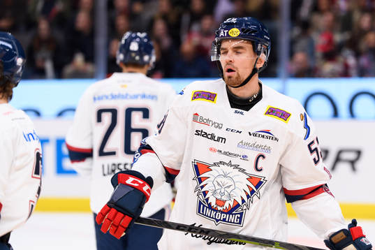 Linköpings Eddie Larsson deppar