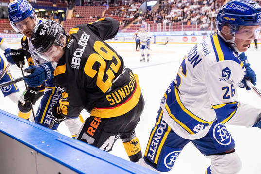 Leksands Mattias Ritola och Skellefteås Albin Sundsvik och