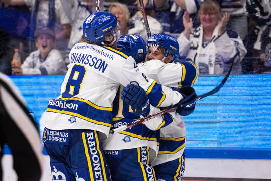 Leksands David Rundqvist jublar