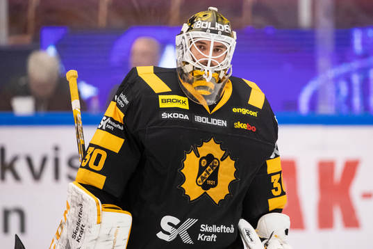 Skellefteås målvakt Gustaf Lindvall