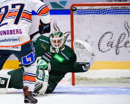 Färjestads målvakt Markus Svensson