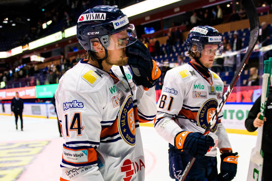 Växjös Emil Pettersson och Fredrik Karlström deppar