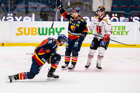 Djurgårdens Anton Hedman jublar