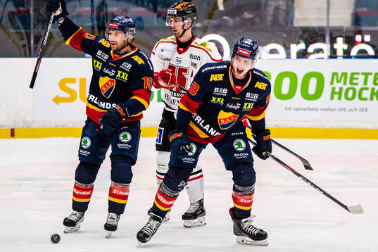 Djurgårdens Anton Hedman jublar