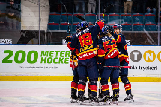 Djurgårdens spelare jublar