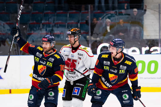 Djurgårdens Anton Hedman jublar