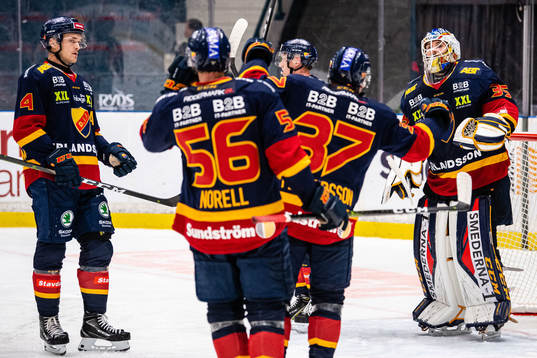 Djurgårdens spelare jublar