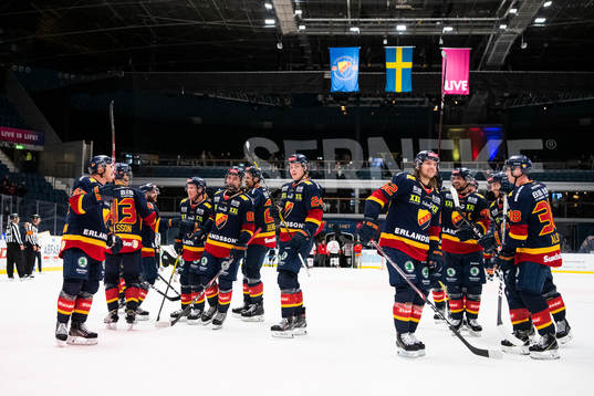 Djurgårdens spelar jublar