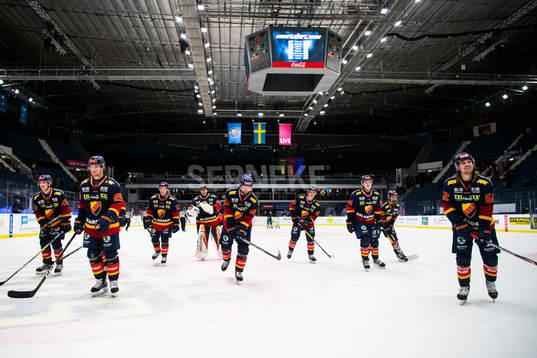 Djurgårdens spelar jublar