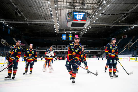 Djurgårdens spelar jublar
