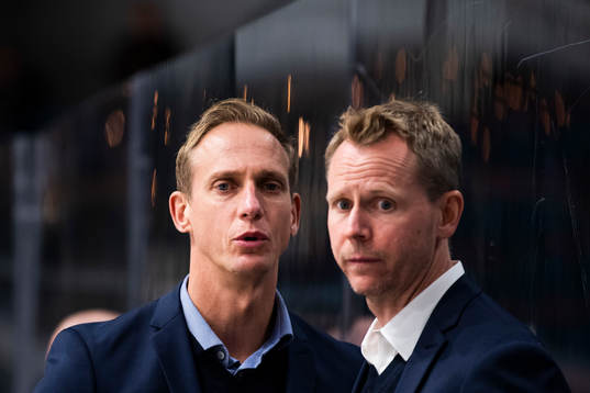 Djurgårdens tränare Robert Ohlsson och assisterande