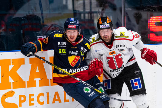 Djurgårdens Henrik Eriksson och Örebros Stefan Warg