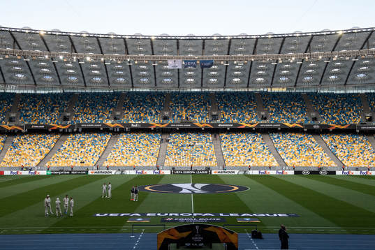 General view of the Olympia Stadium of Kiev