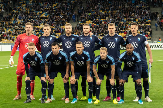 The starting eleven of Malmö FF