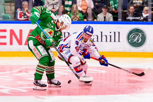 Rögles Leon Bristedt  och Oskarshamns Oskar Nilsson