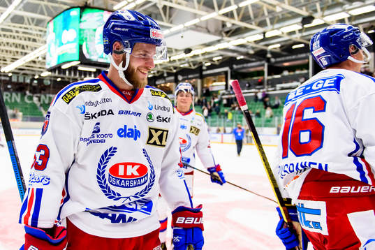 Oskarshamns  Robin Söderqvist  jublar