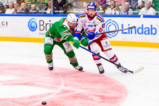 Rögles Leon Bristedt  och Oskarshamns Emil Wahlberg