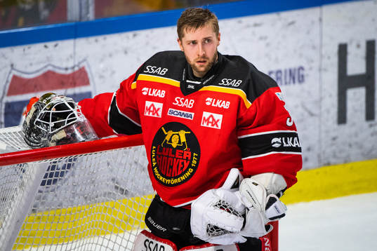 Luleås målvakt Joel Lassinantti