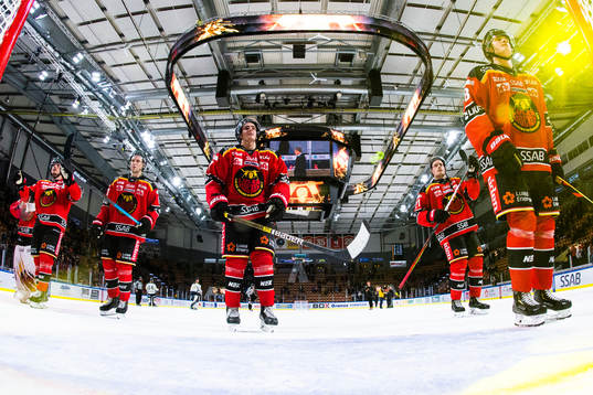 Luleåspelare jublar