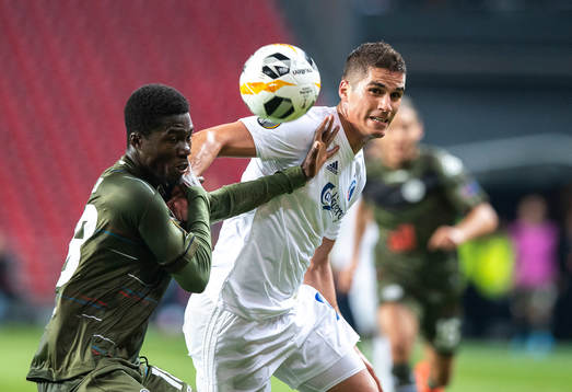 Guy Eloge Koffi Yao (18), FC Lugano and Pieros Sotiriou
