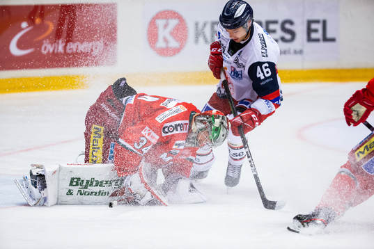 Moras Oscar Eklind och Västerviks Erik Nyström