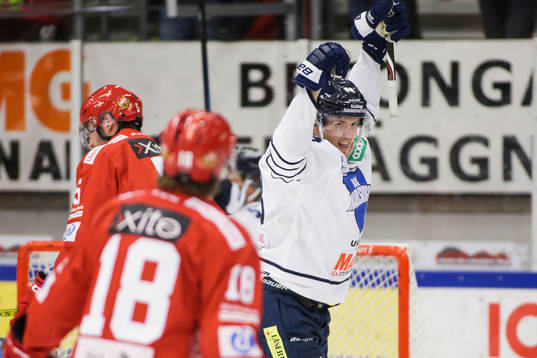 Karlskogas Jesper Kokkonen jublar