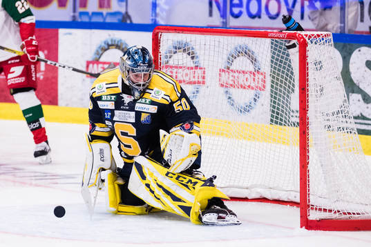 Södertäljes målvakt Alexander Sahlin
