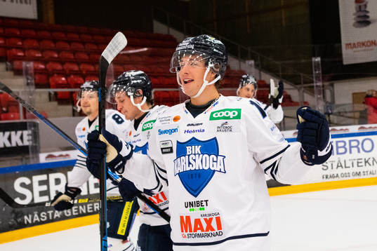 Karlskogas David Lilja jublar