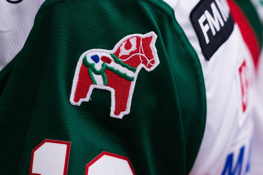 En dalahäst på en Moratröja