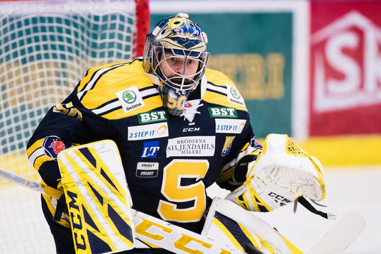 Södertäljes målvakt Alexander Sahlin