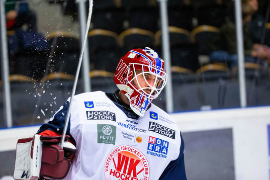 Västerviks målvakt Adam Vay