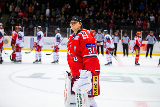 Modos målvakt Linus Lundin