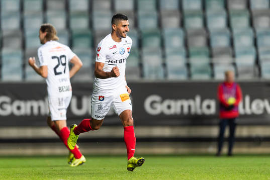 Örgrytes Ailton Almeida jublar