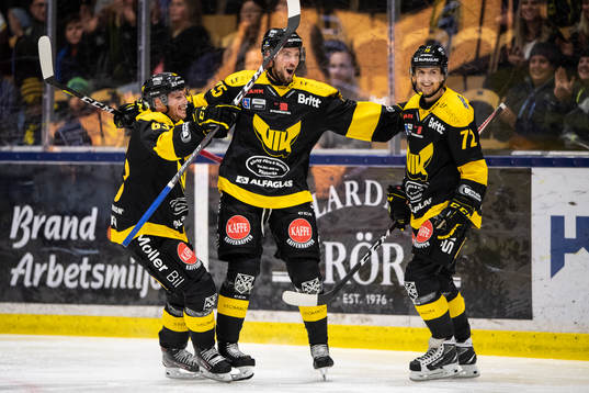 Västerås Marcus Bergman (m) jublar