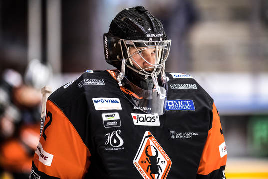 Karlskronas målvakt Marcus Hellgren