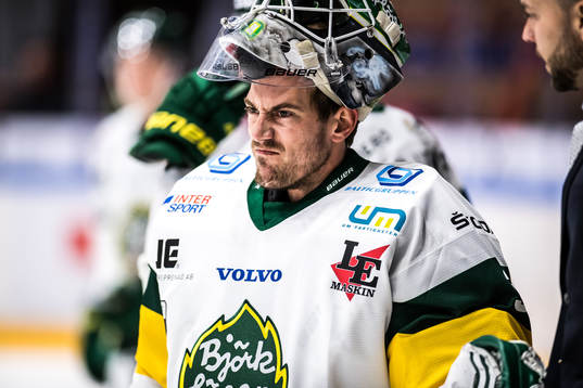 Björklövens målvakt Mattias Pettersson